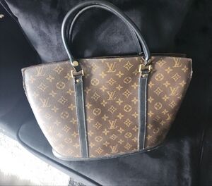 Louis Vuitton Brown Monogram Tote Bag